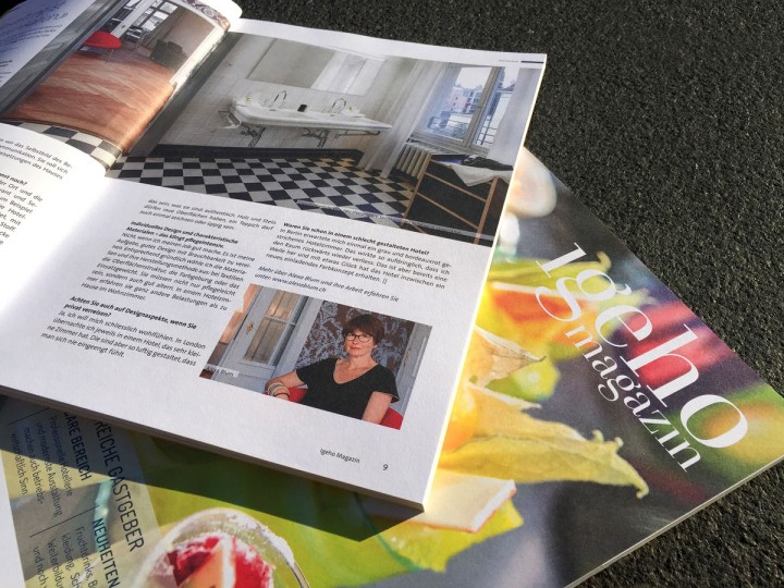 Alexa Blum im IGEHO Magazin