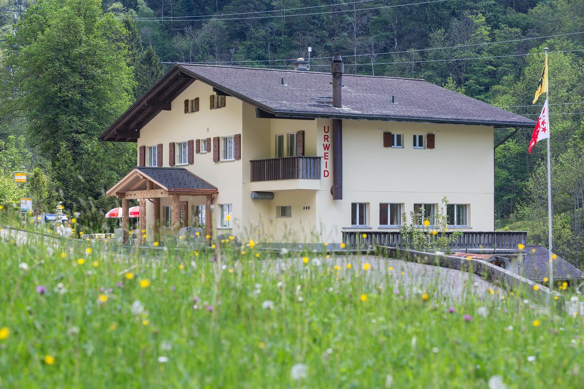 Hotel und Restaurant Urweid im Haslital Schweiz Hotelfotograf mamo photography innenarchitektur