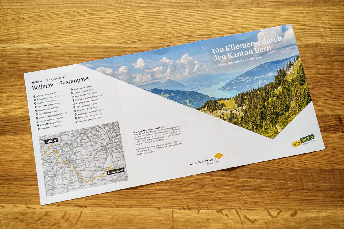 Fotograf Interlaken Thun Bern Berner Wanderwege ViaBerna Wanderangebot Kanton Bern 300 Kilometer durch den Kanton Bern
