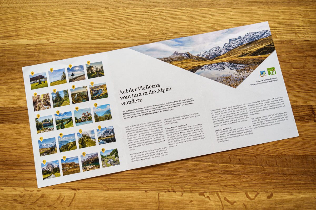Fotograf Interlaken Thun Bern Berner Wanderwege ViaBerna Wanderangebot Kanton Bern 300 Kilometer durch den Kanton Bern