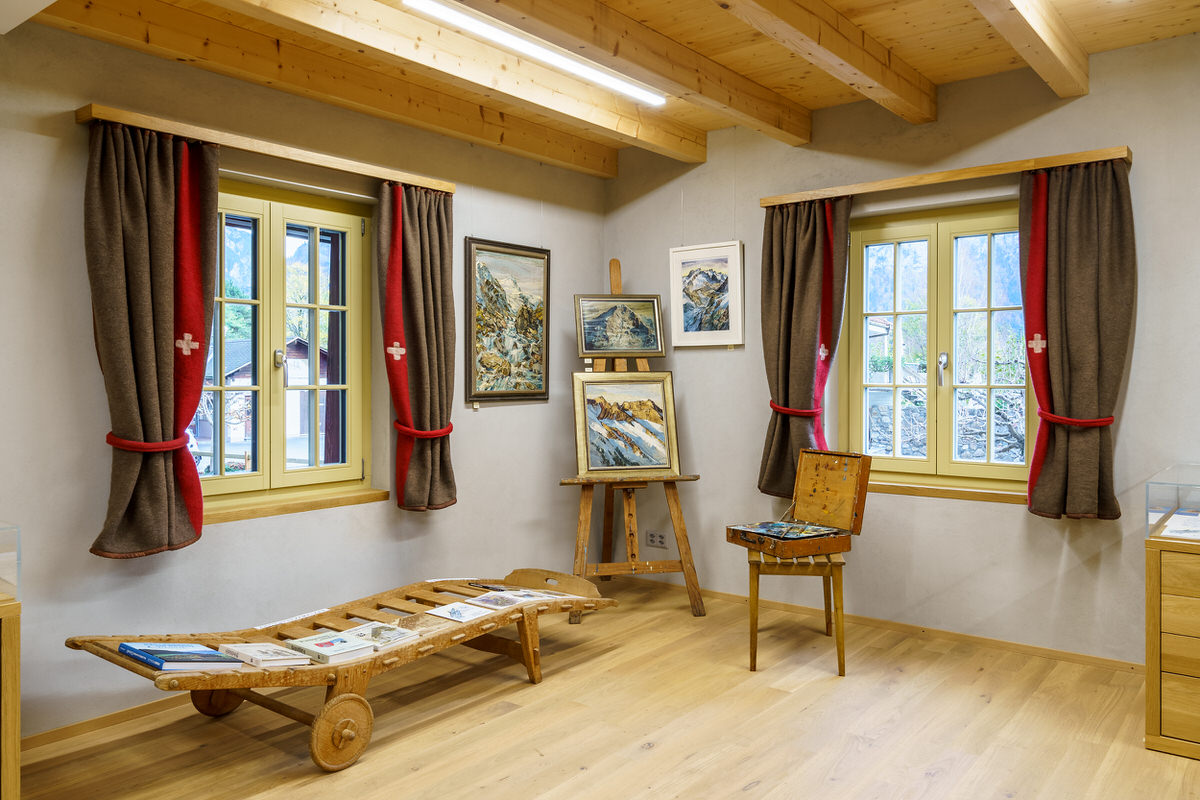 Fotograf Interlaken MAMO Photography Galerie altes Küblibad Dauerausstellung Gustav Ritschard Gemälde Illustrationen