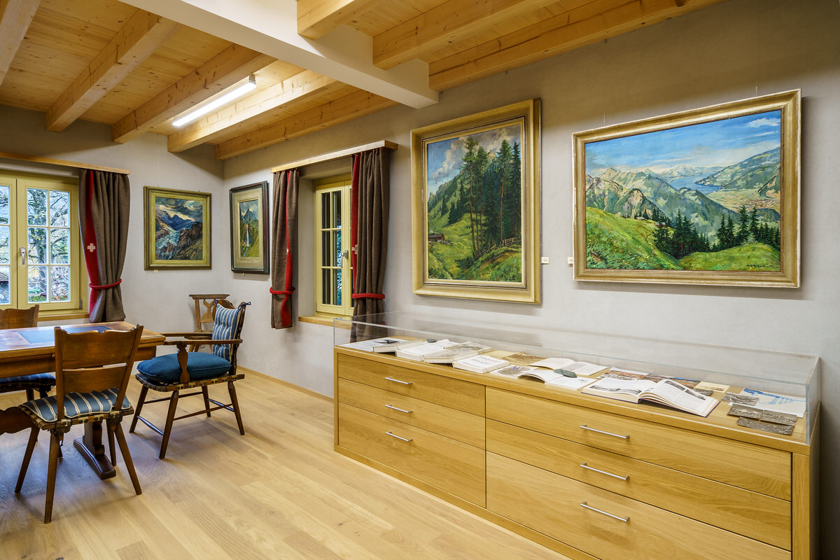 Fotograf Interlaken MAMO Photography Galerie altes Küblibad Dauerausstellung Gustav Ritschard Gemälde Illustrationen