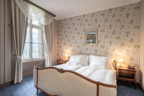 Hotelfotografie Grandhotel Giessbach, Brienz - Schweiz. Fotografiert von MAMO Photography, Interlaken - Schweiz. Hotelfotograf, Architekturfotograf, Interieurfotograf, Immobilienfotograf. Hotelzimmer Suite