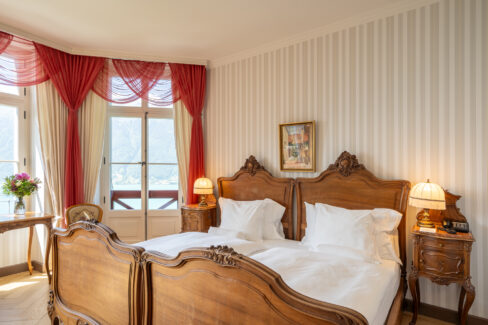 Hotelfotografie Grandhotel Giessbach, Brienz - Schweiz. Fotografiert von MAMO Photography, Interlaken - Schweiz. Hotelfotograf, Architekturfotograf, Interieurfotograf, Immobilienfotograf. Hotelzimmer